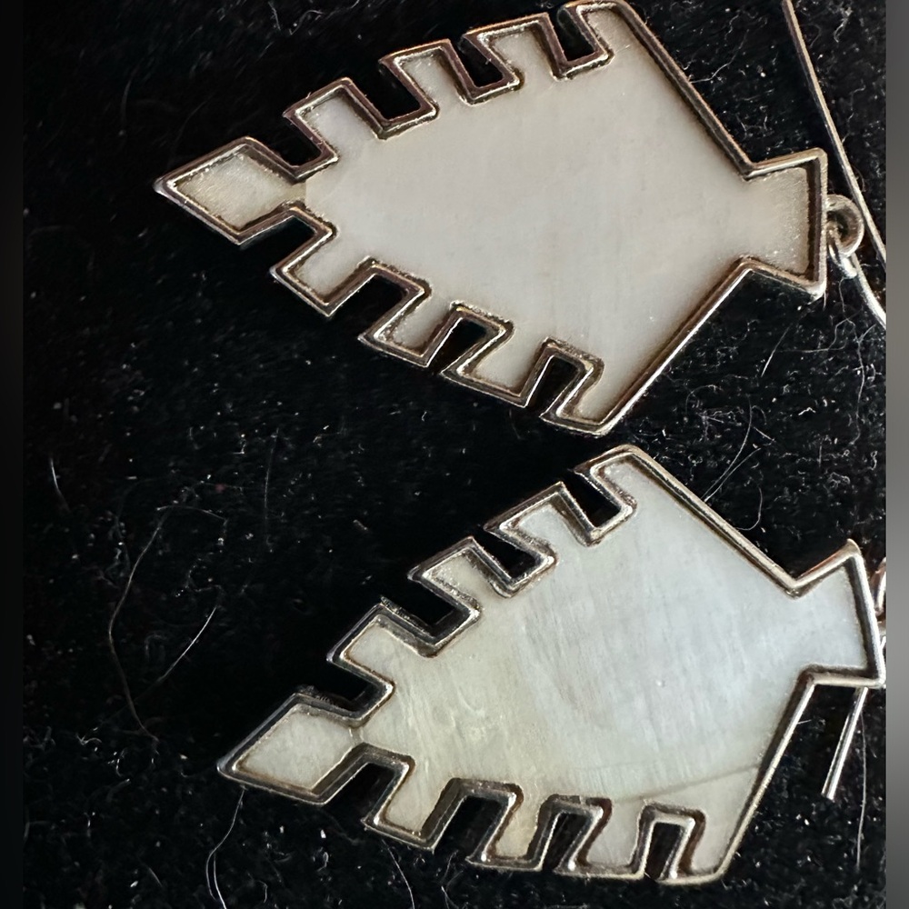 Aero head earrings, silver plated